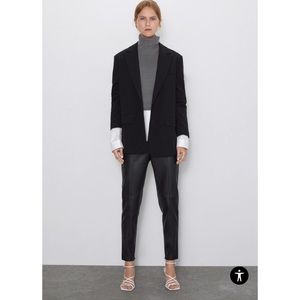 Zara faux leather leggings NWT